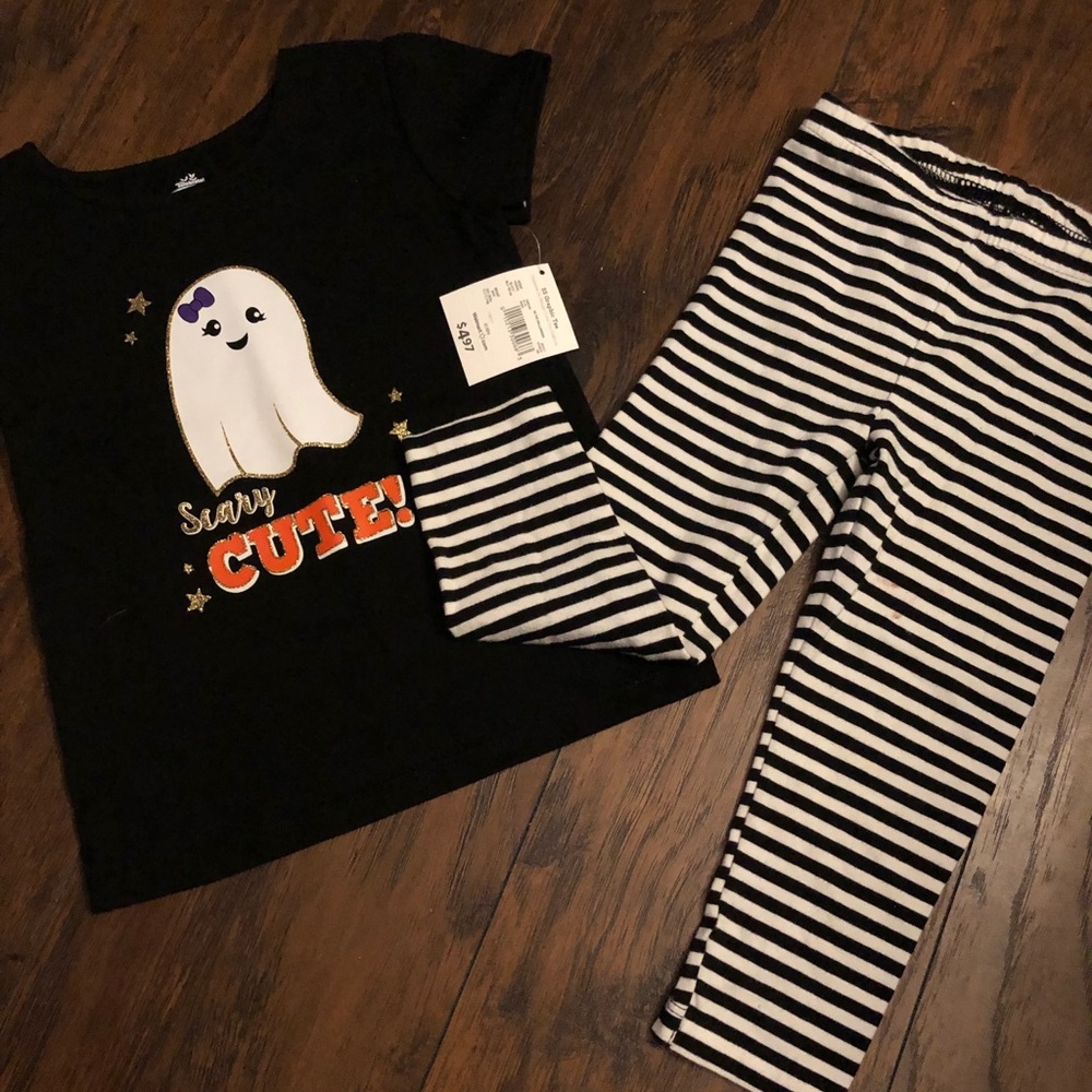Halloween shirt and tights